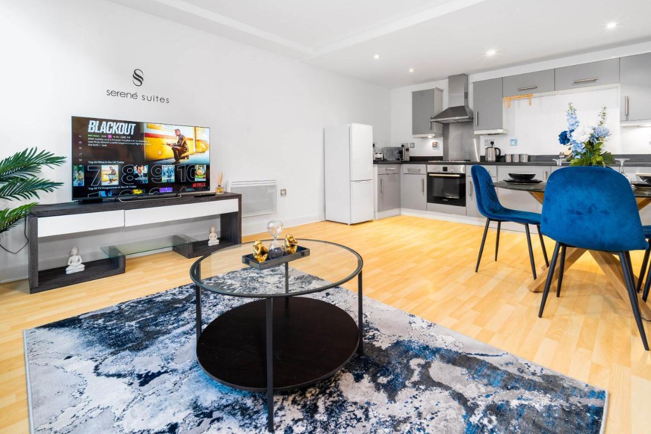 Beautiful Birmingham Central Spacious Apartment-Free Parking, Wifi, Contractors, Hs2, Bullring, Birmingham City Fc Luaran gambar